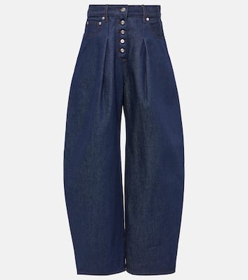 De-Nîmes Ovalo high-rise wide-leg jeans | Jacquemus