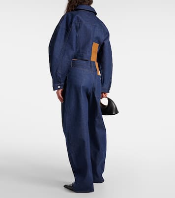 De-Nîmes Ovalo high-rise wide-leg jeans | Jacquemus