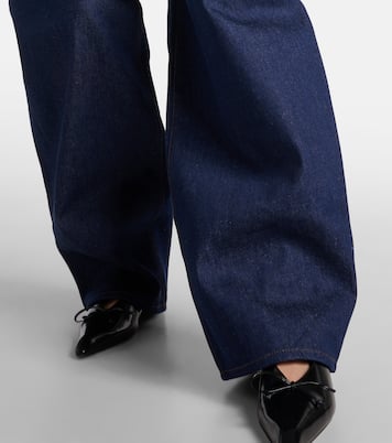 De-Nîmes Ovalo high-rise wide-leg jeans | Jacquemus