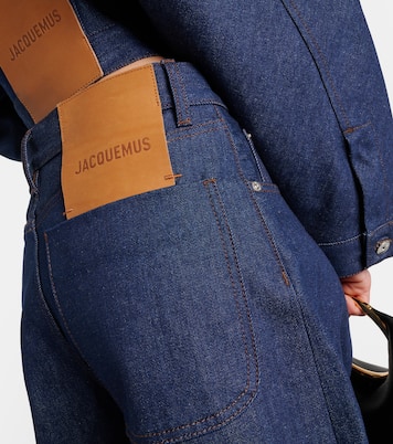 De-Nîmes Ovalo high-rise wide-leg jeans | Jacquemus