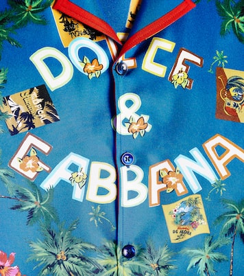 Bedrucktes Hemd aus Baumwolle | Dolce&Gabbana Kids