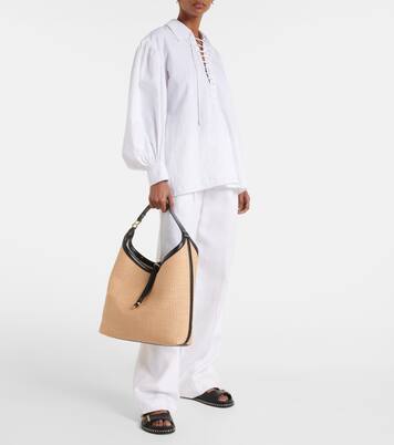 Borsa a spalla Marcie Small in rafia | Chloé