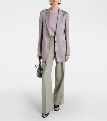 Printed jacquard blazer | Dries Van Noten