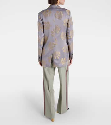 Printed jacquard blazer | Dries Van Noten