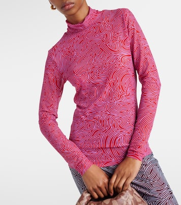 Mesh turtleneck top | Dries Van Noten