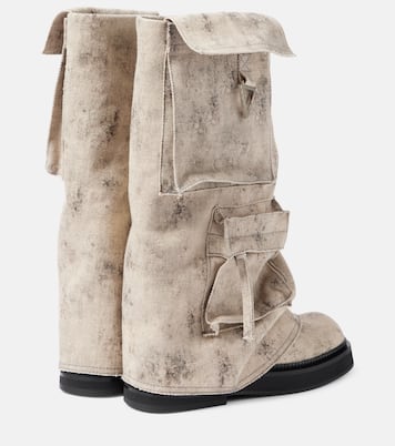 Robin canvas combat boots | The Attico