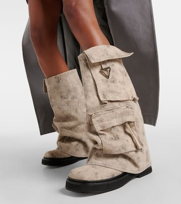 Robin canvas combat boots | The Attico