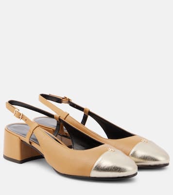 Escarpins en cuir à logo | Tory Burch