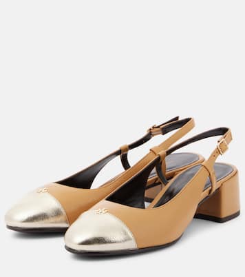 Escarpins en cuir à logo | Tory Burch