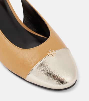 Escarpins en cuir à logo | Tory Burch