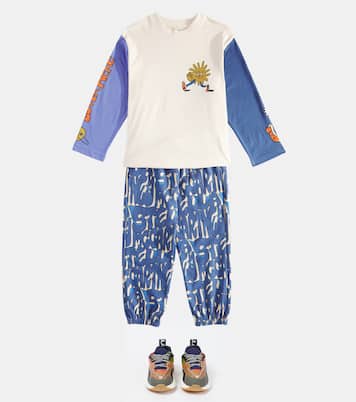 Camiseta de jersey de algodón estampada | Stella McCartney Kids
