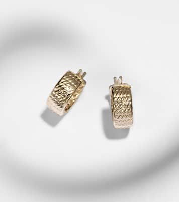 Boucles d'oreilles Le Groove en or 14 ct | Stone and Strand