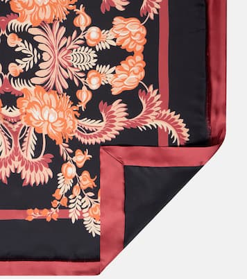 Foulard in seta con stampa floreale | Etro
