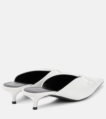 Mules Knife Bow aus Leder | Balenciaga