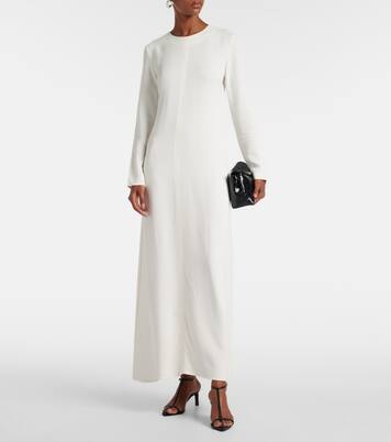 Crêpe maxi dress | CO