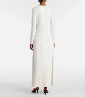Crêpe maxi dress | CO