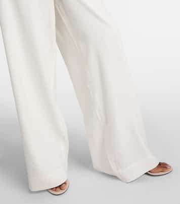 Weite Hose Dorian aus einem Leinengemisch | SIR