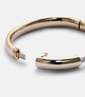 Bracciale Endless in oro 14kt con diamanti | Rainbow K