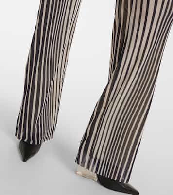 Pantaloni Body Morphing a righe | Jean Paul Gaultier