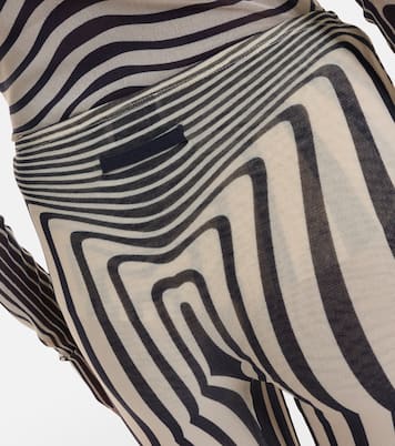 Pantaloni Body Morphing a righe | Jean Paul Gaultier