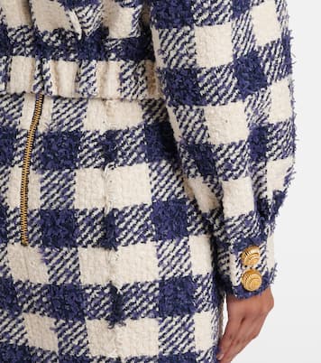 Checked tweed jacket | Balmain