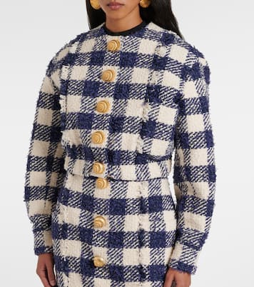Checked tweed jacket | Balmain