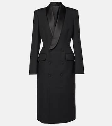 Abito midi in lana | Wardrobe.NYC