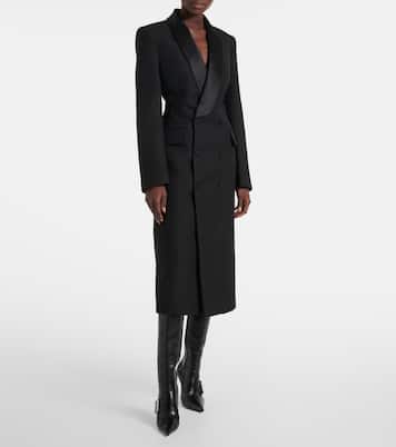 Abito midi in lana | Wardrobe.NYC