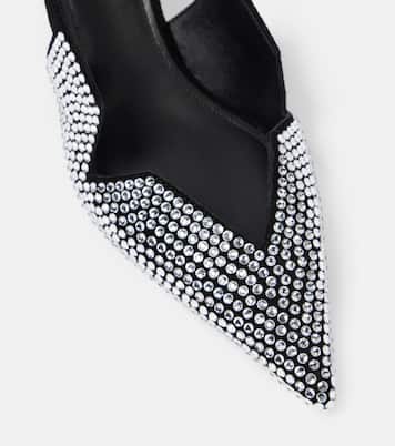 Escarpins 65 en cuir à cristaux | Coperni