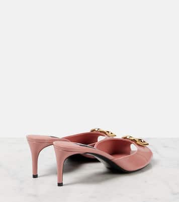 Pantoletten Keira DG 60 aus Lackleder | Dolce&Gabbana