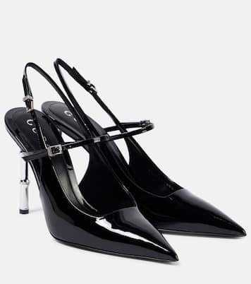 Escarpins slingback en cuir verni | Gucci
