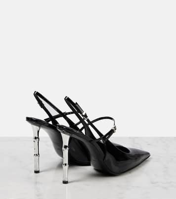 Escarpins slingback en cuir verni | Gucci