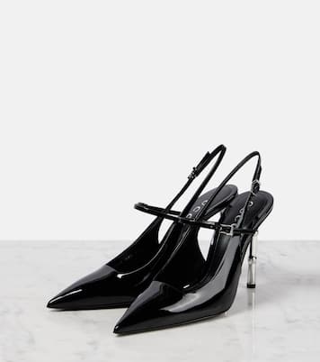 Escarpins slingback en cuir verni | Gucci