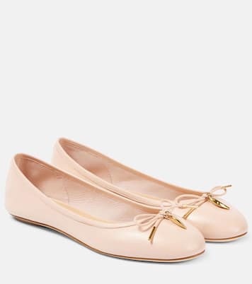 Iris leather ballet flats | Chloé