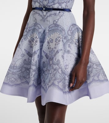 Abito corto Crush Twist Front in pizzo | Zimmermann