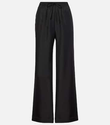Pantaloni regular Aurelia in twill | Asceno