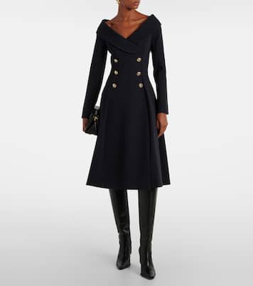 Off-Shoulder-Midikleid | Dorothee Schumacher