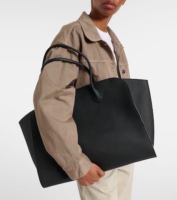 Cabas Marlo Large en cuir | The Row
