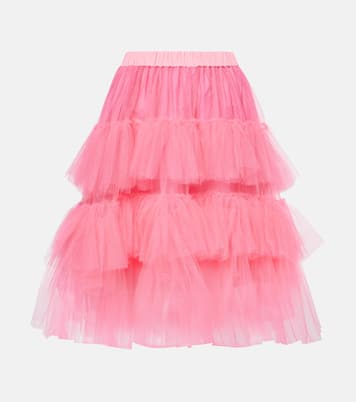Minigonna in tulle con volant | Simone Rocha