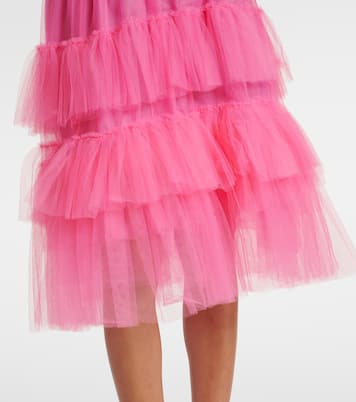 Minigonna in tulle con volant | Simone Rocha