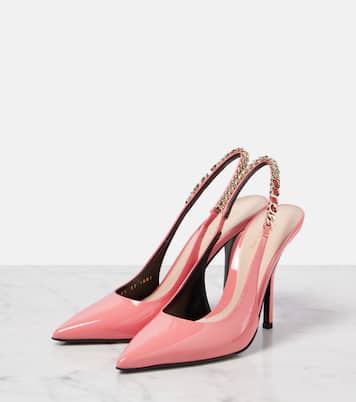 Salones destalonados Gucci Signoria de charol | Gucci