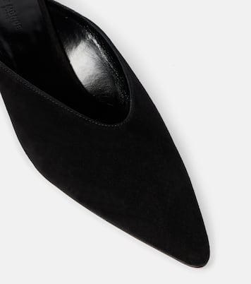 Mules compensées en daim | Le Monde Béryl