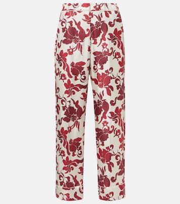 Leda printed silk wide-leg pants | 'S Max Mara