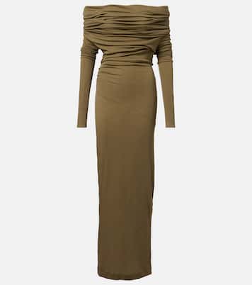 Maxikleid Bound aus einem Baumwollgemisch | Entire Studios