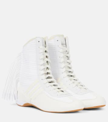 x Stella McCartney Rasant V3 fringed high-top sneakers | Adidas