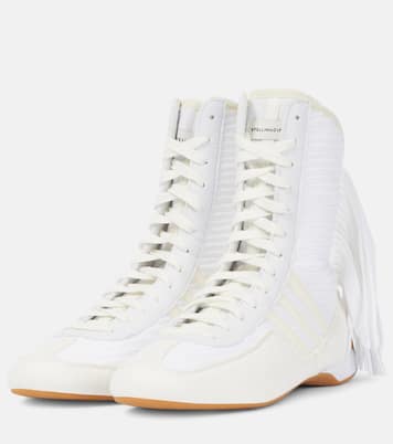 x Stella McCartney Rasant V3 fringed high-top sneakers | Adidas