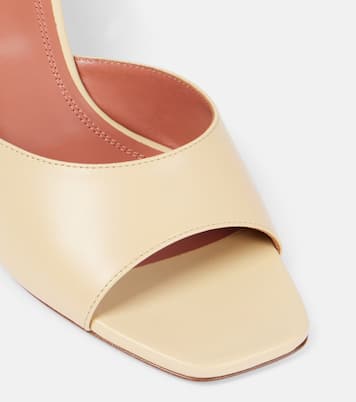 Mules Lupita 70 in pelle | Amina Muaddi