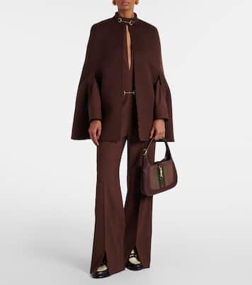 Jackie 1961 Medium suede shoulder bag | Gucci