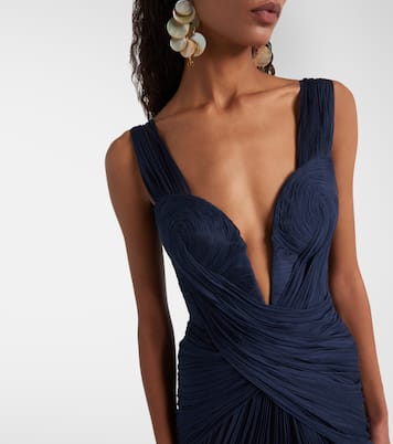 Corinna draped silk gown | Maria Lucia Hohan
