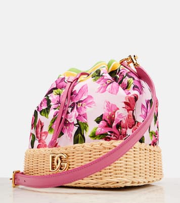 Sac seau Taormina DG à fleurs | Dolce&Gabbana